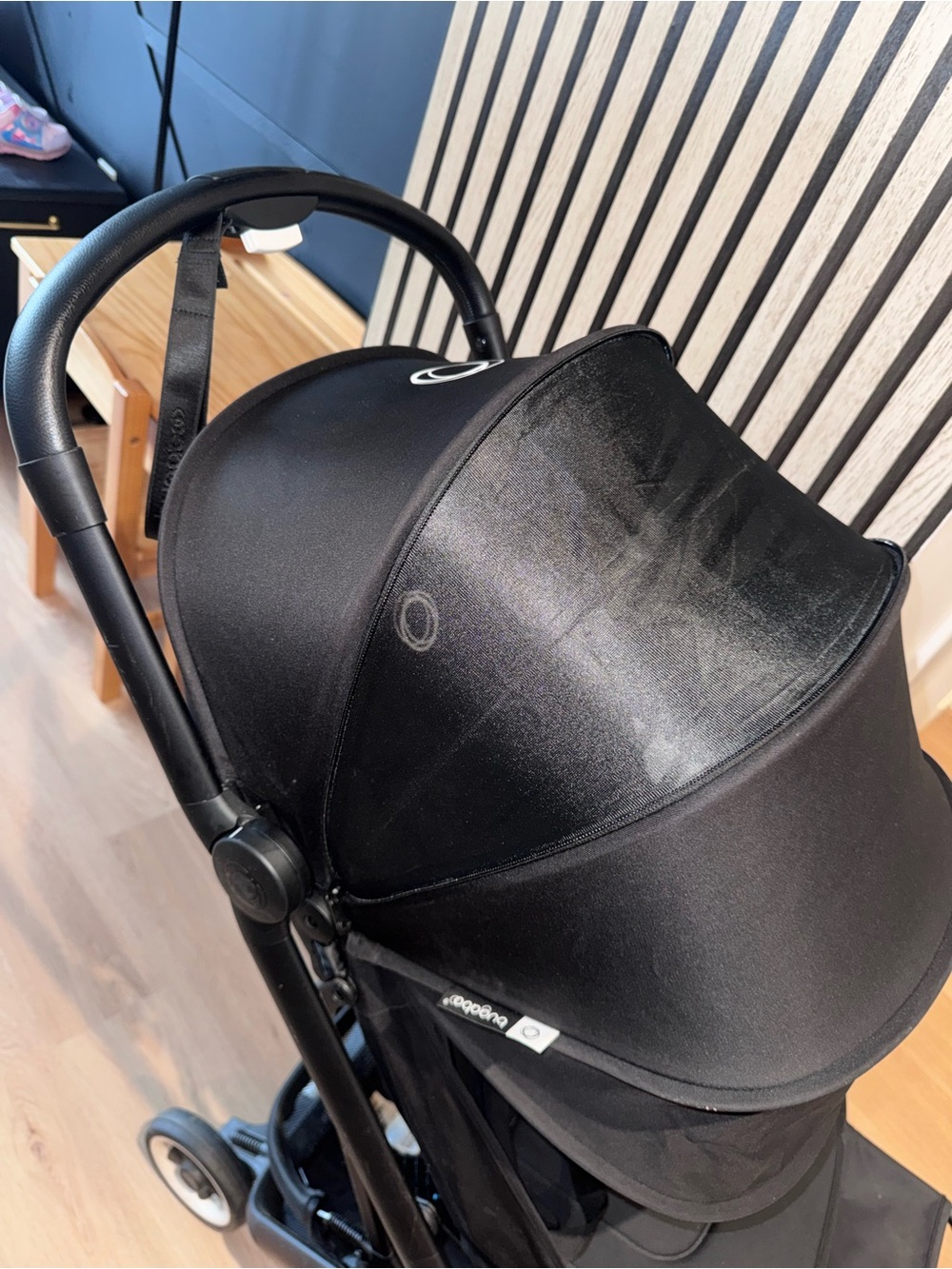 Bugaboo Black Stroller Canopy - Protective Black Kids Accessory